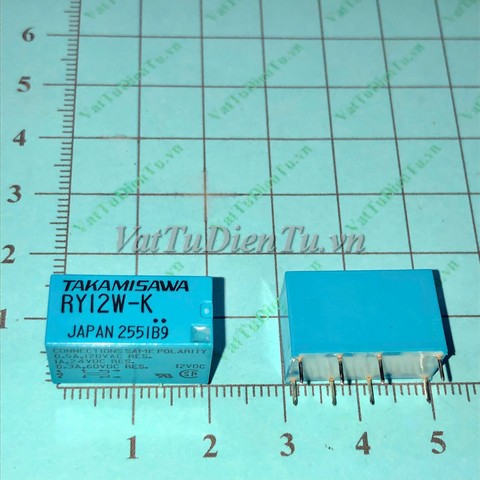 RY12W-K Relay 12VDC 8 chân 1A 250VAC TAKAMISAWA