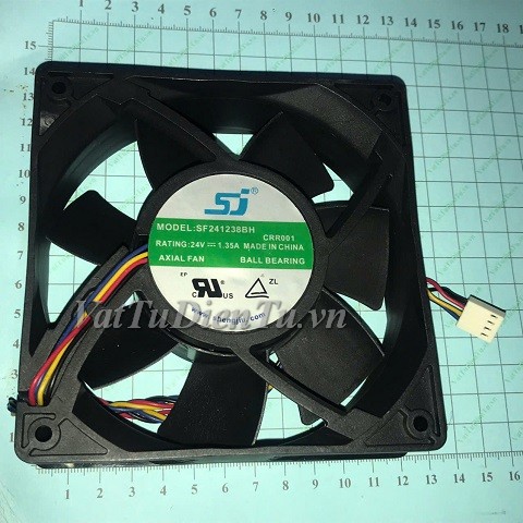 SF241238BH Quạt tản nhiệt 24V 1.35A 120x120x38mm SJ 4 dây đầu cắm B3