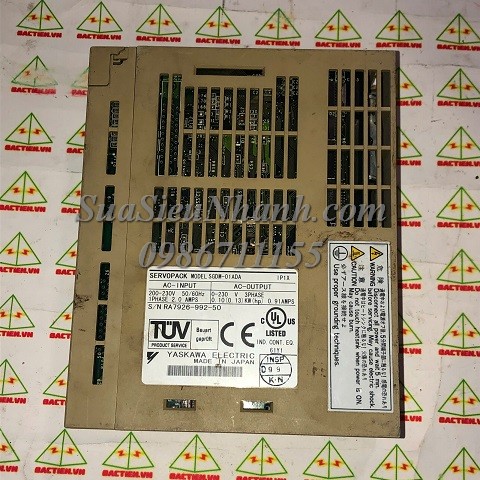 SGDM-01ADA AC SERVO DRIVER 0.1kW YASKAWA (HTM)