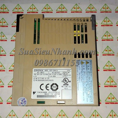 SGDS-04A01A AC SERVO DRIVER 400W YASKAWA (HTM)