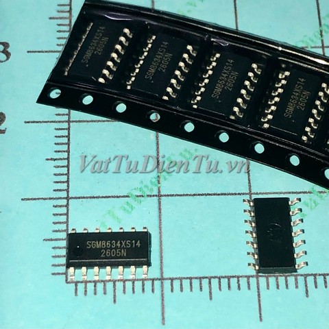 SGM8634XS14/TR SGM8634XS14 SOP14 IC Khuếch đại thuật toán
