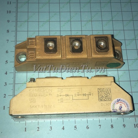 SKKT57/12E Module Thyristor 57A 1200V (HTM)