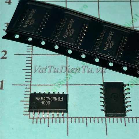 SN74HC00NSR HC00 SOP14 5.2MM IC LOGIC SỐ
