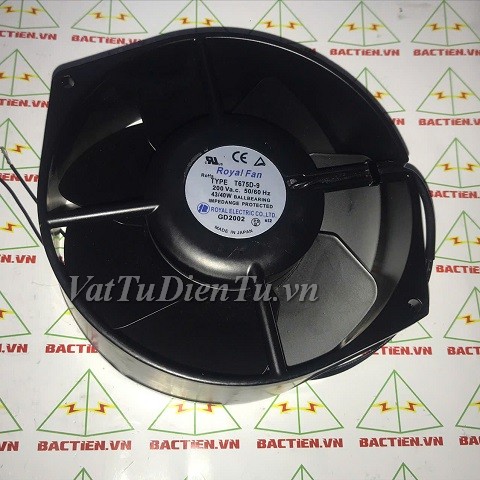 T675D-9 Quạt tản nhiệt 220V 40W 175x150x55mm ROYAL 2 dây