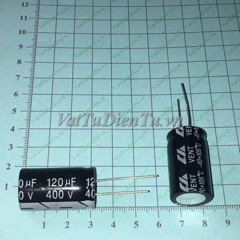 Tụ hóa 120uF 400V 120uF400V120uF 18x35mm