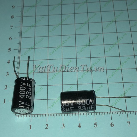 Tụ hóa 33uF 400V 33uF400V33uF 16X20MM
