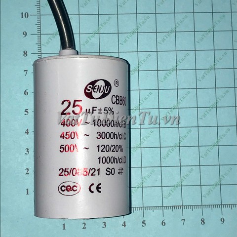 Tụ khởi động tụ CBB60 25UF 450V 25UF SENJU
