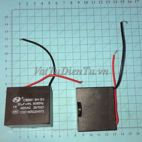 Tụ quạt CBB61 20uF 450V 20uF