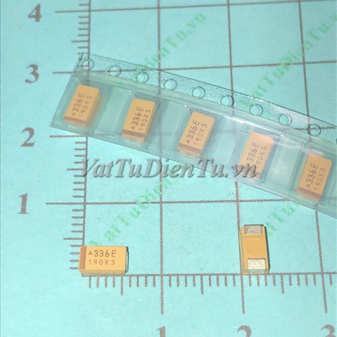 Tụ tantalum 33uF 25V 33uF25V33uF 336E AVX C6032