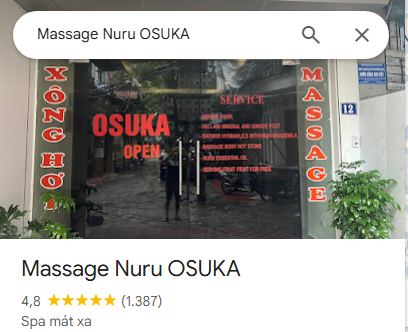 Đánh giá thực tế từ khách hàng về chất lượng massage nuru OSAKA