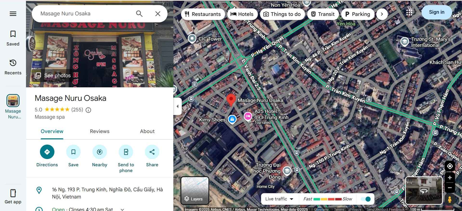 Chất lượng được minh chứng bởi hàng trăm đánh giá tích cực trên Google Map