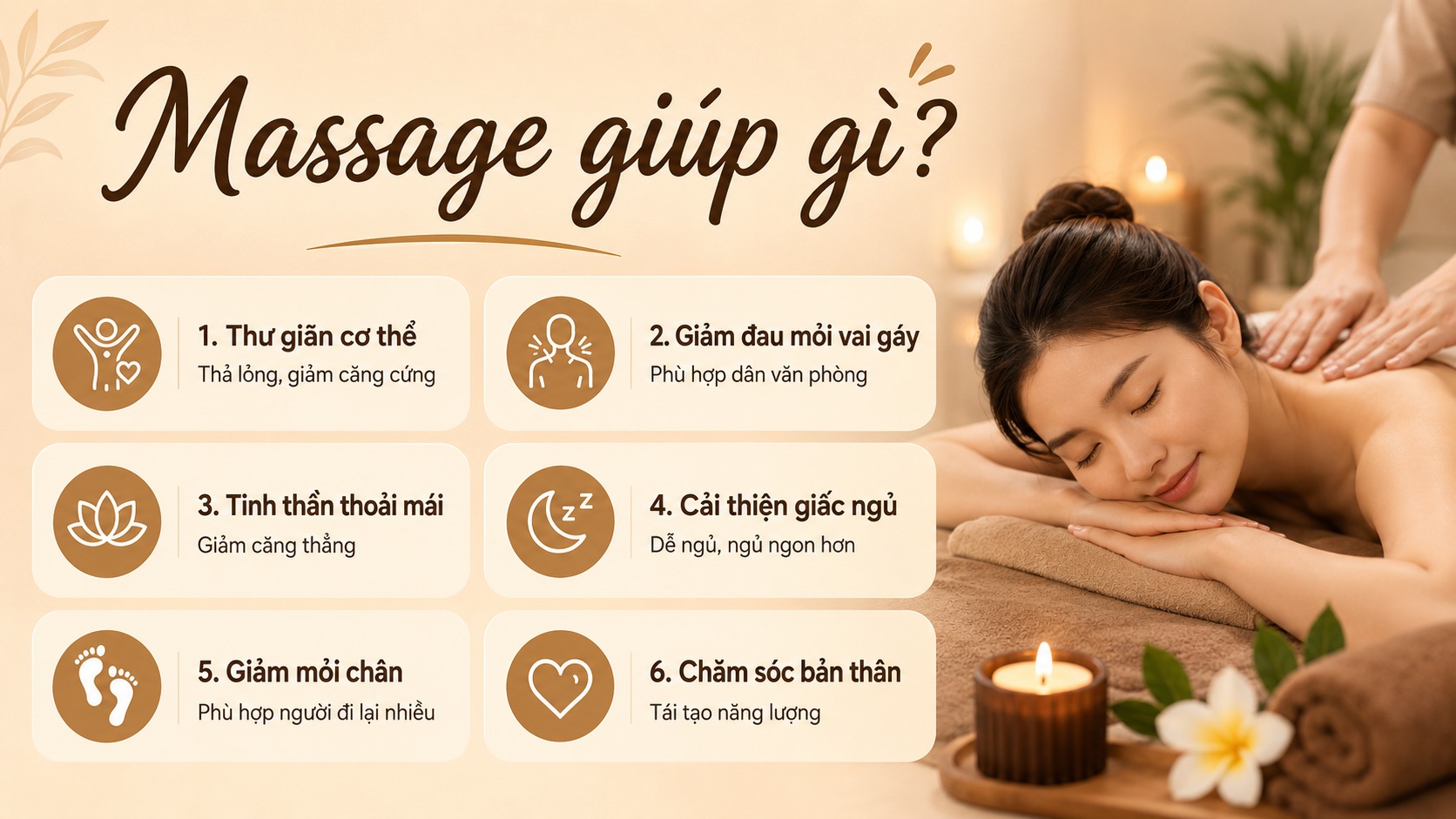 Lợi ích của massage đối với cơ thể