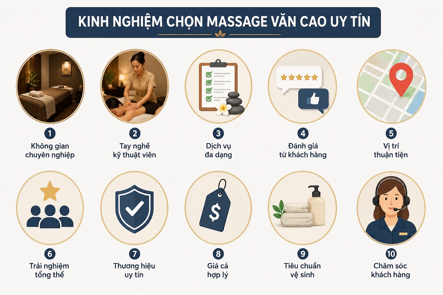 Kinh nghiệm lựa chọn địa chỉ massage Văn Cao uy tín
