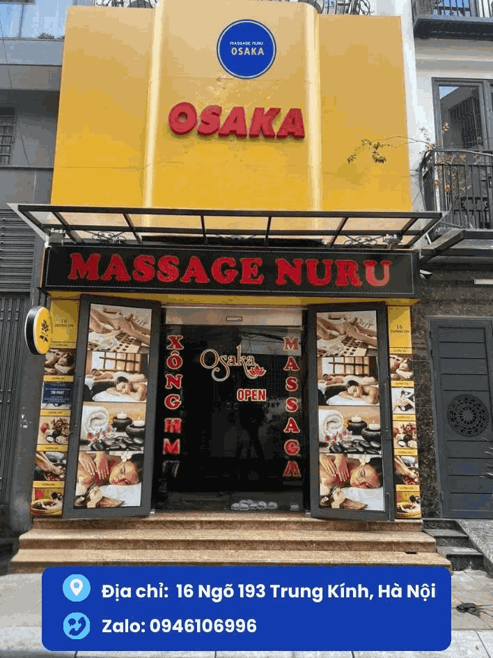 Massage Nuru OSAKA - Địa chỉ massage sauna Hà Nội TỐT nhất khu vực