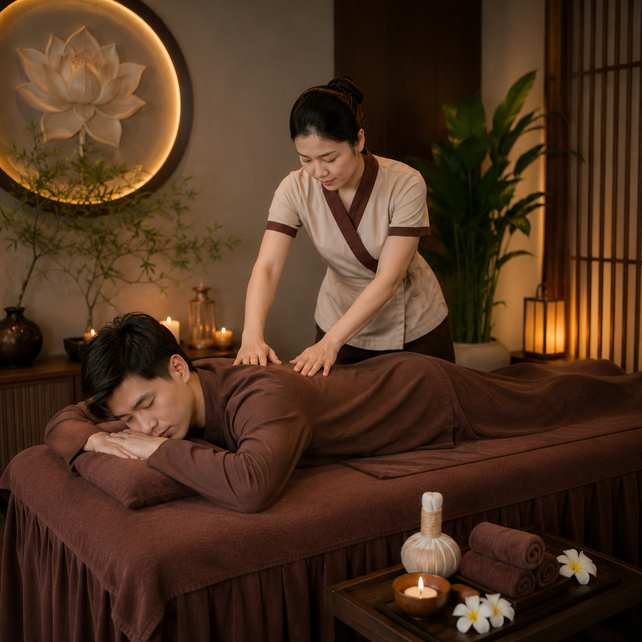 Trải nghiệm massage từ A tới Z khu vực phường Sơn Tây