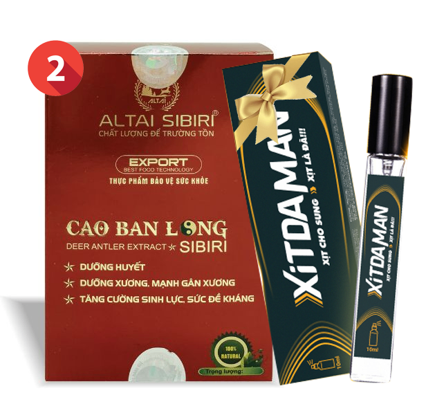 Cao Ban Long Sibiri Chính Hãng - Hộp 50g