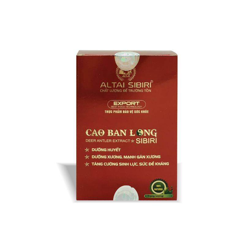 Cao Ban Long Sibiri Chính Hãng - Hộp 50g hỗ trợ xương khớp