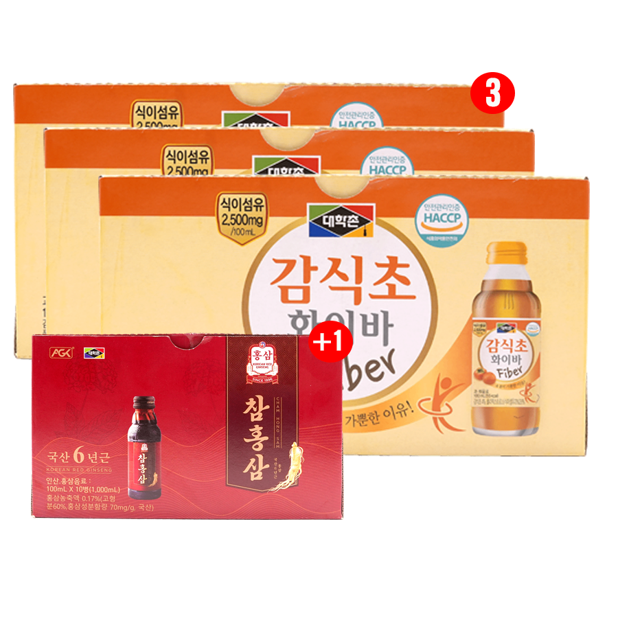 Thực phẩm bổ sung Persimmon Vinegar Fiber (Hộp/10 chai)