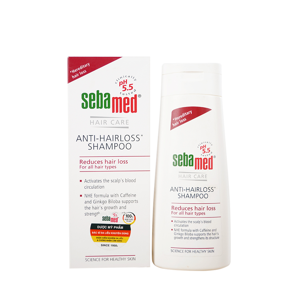 Dầu gội giúp giảm rụng tóc Sebamed pH 5.5 200ml