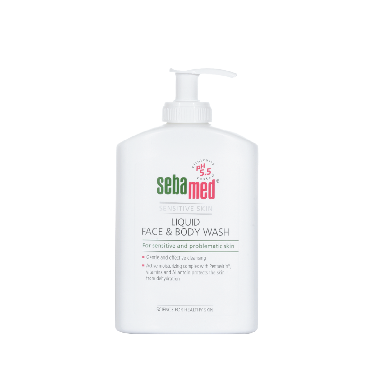 Sữa rửa mặt và tắm toàn thân cho da nhạy cảm Sebamed pH5.5 (300ml)