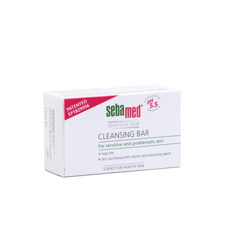 Thanh kháng khuẩn Sebamed pH5.5 (100g) - Mua 4 hộp tặng 1 hộp cùng loại hoặc 1 hộp Sữa rửa mặt và tắm toàn thân 50ml