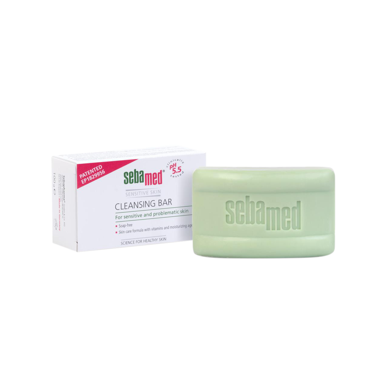 Thanh kháng khuẩn Sebamed pH5.5 (100g) - Mua 4 hộp tặng 1 hộp cùng loại hoặc 1 hộp Sữa rửa mặt và tắm toàn thân 50ml