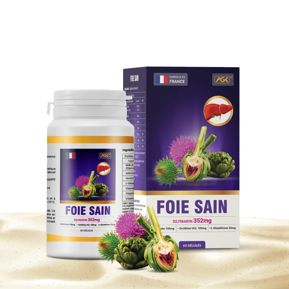Viên uống giải độc gan Foie Sain (Hộp 60v) - hỗ trợ hạn men gan, tăng cường chức năng gan