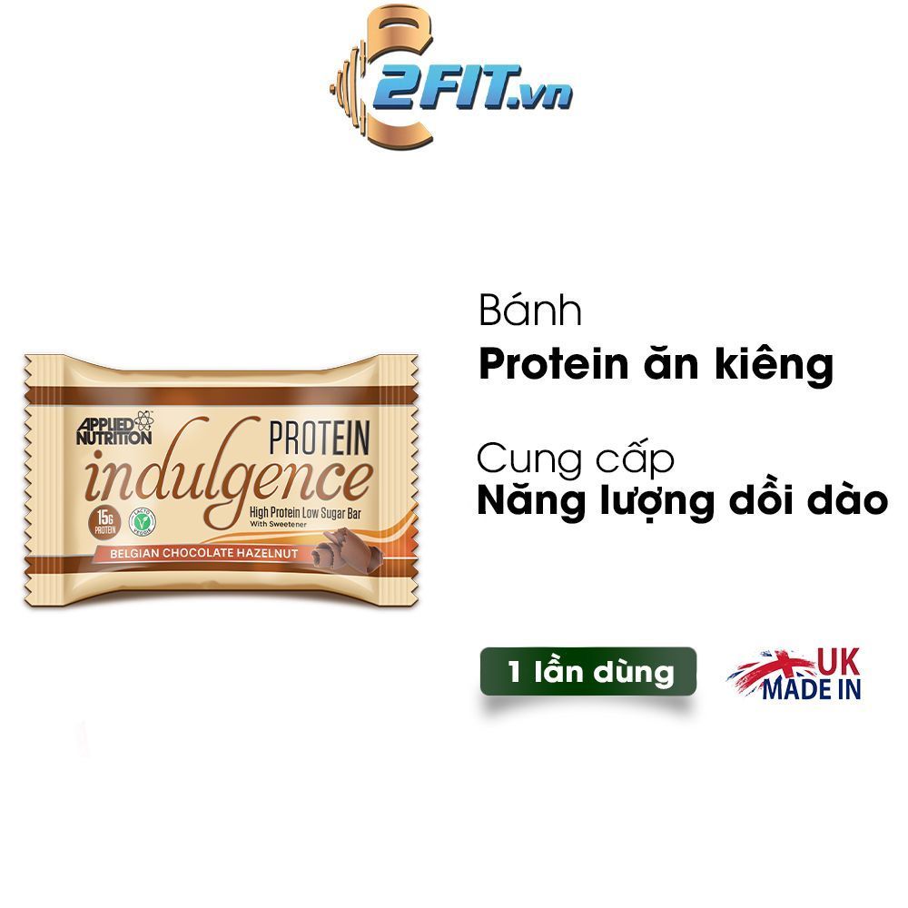 Bánh ăn kiêng Applied Nutrition Protein Indulgence Bar