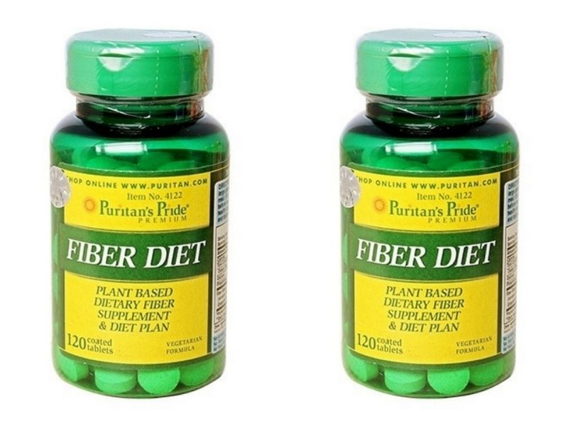 Viên uống chất xơ Fiber Diet Puritan’s Pride - thuốc giảm cân Mỹ