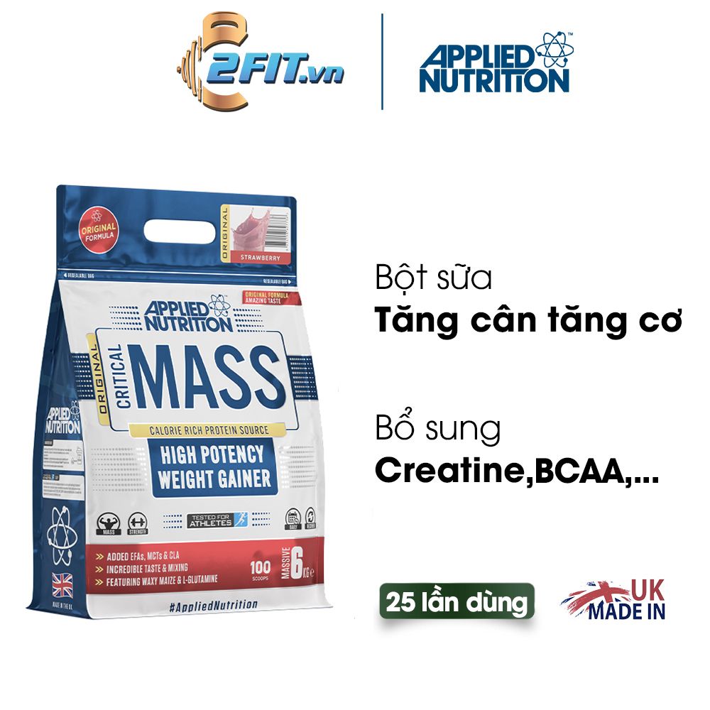 Bột sữa tăng cân tăng cơ Critical Mass Original