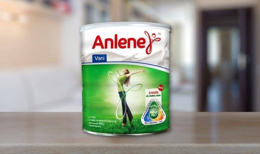 Uống sữa Anlene có bị tăng cân không