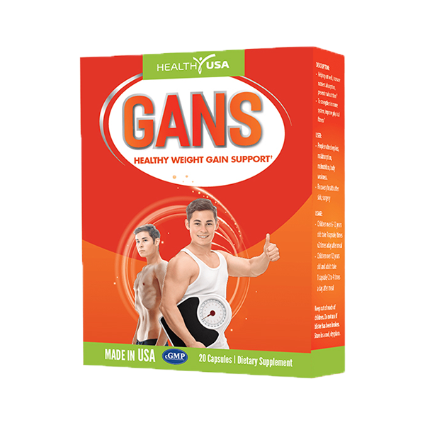 Thuốc bổ tăng cân cho người lớn giúp ngủ ngon tăng cân Healthy USA Gans