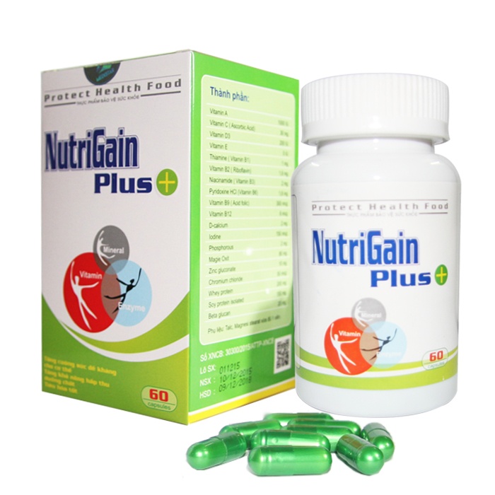 Thuốc bổ tăng cân cho người lớn hiệu quả - Nutrigain Plus