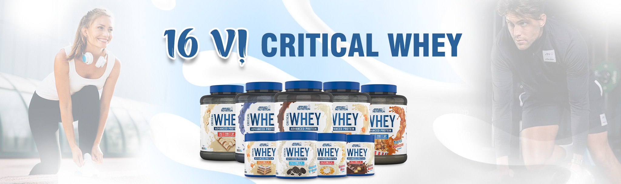 Critical whey 16 vị