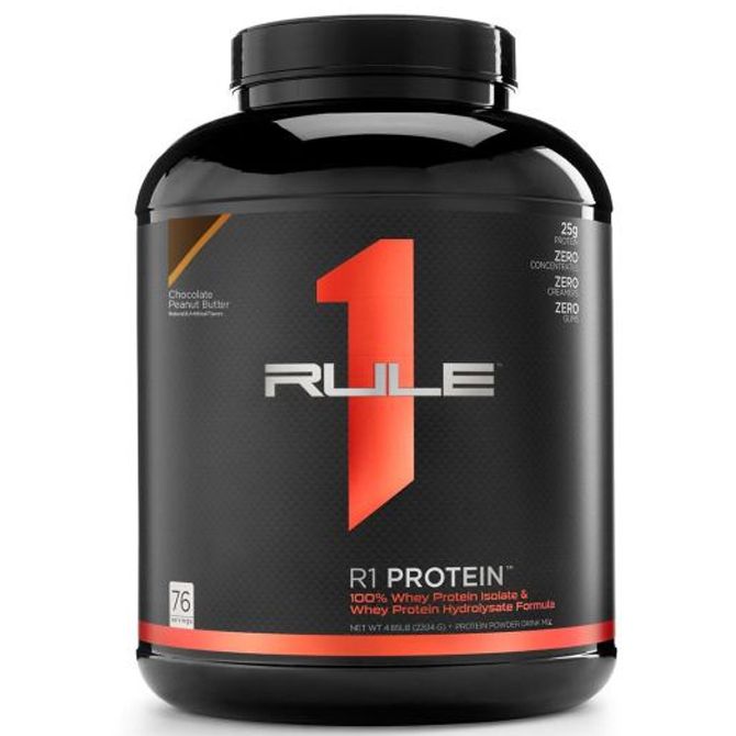 SỮA TĂNG CƠ WHEY PROTEIN RULE 1 5LBS 76 LẦN DÙNG - Chocolate Peanut Butter - 2.31kg