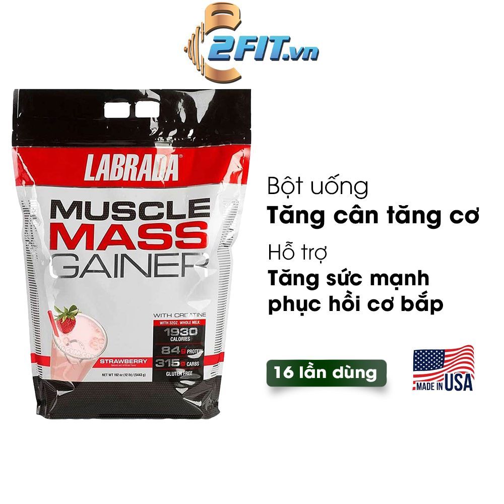 Labrada Mucsle Mass Gainer 12Lbs