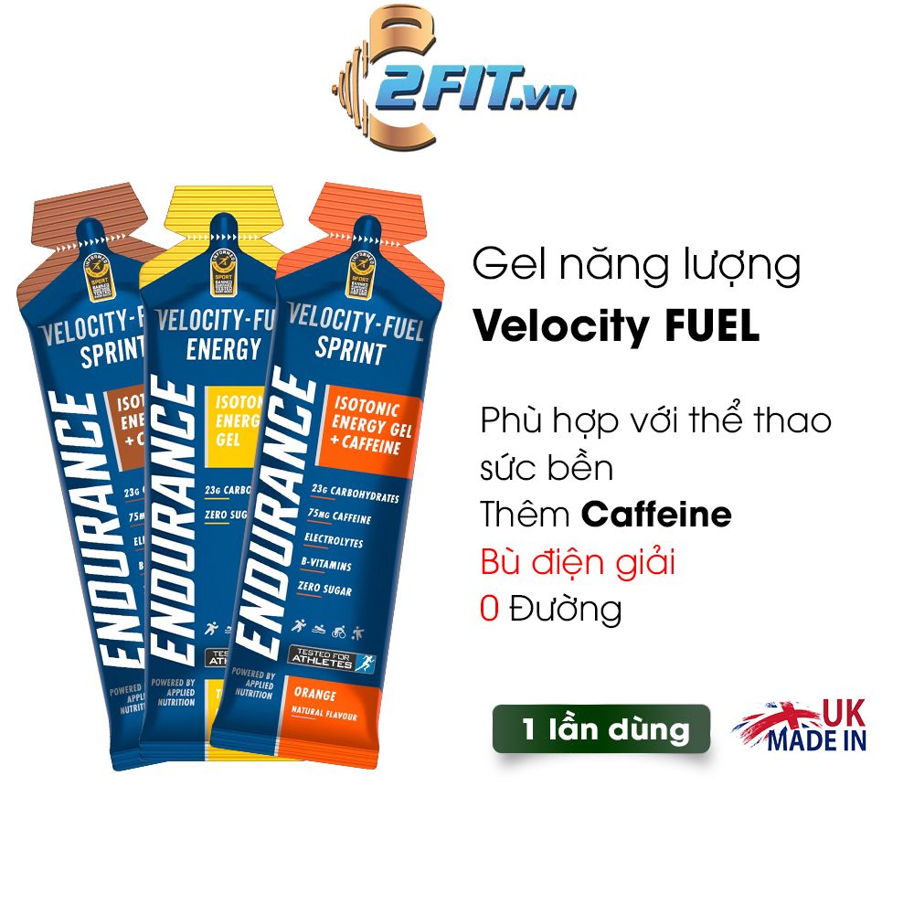 Applied Nutrition Gel năng lượng Velocity-Fuel Energy 60g