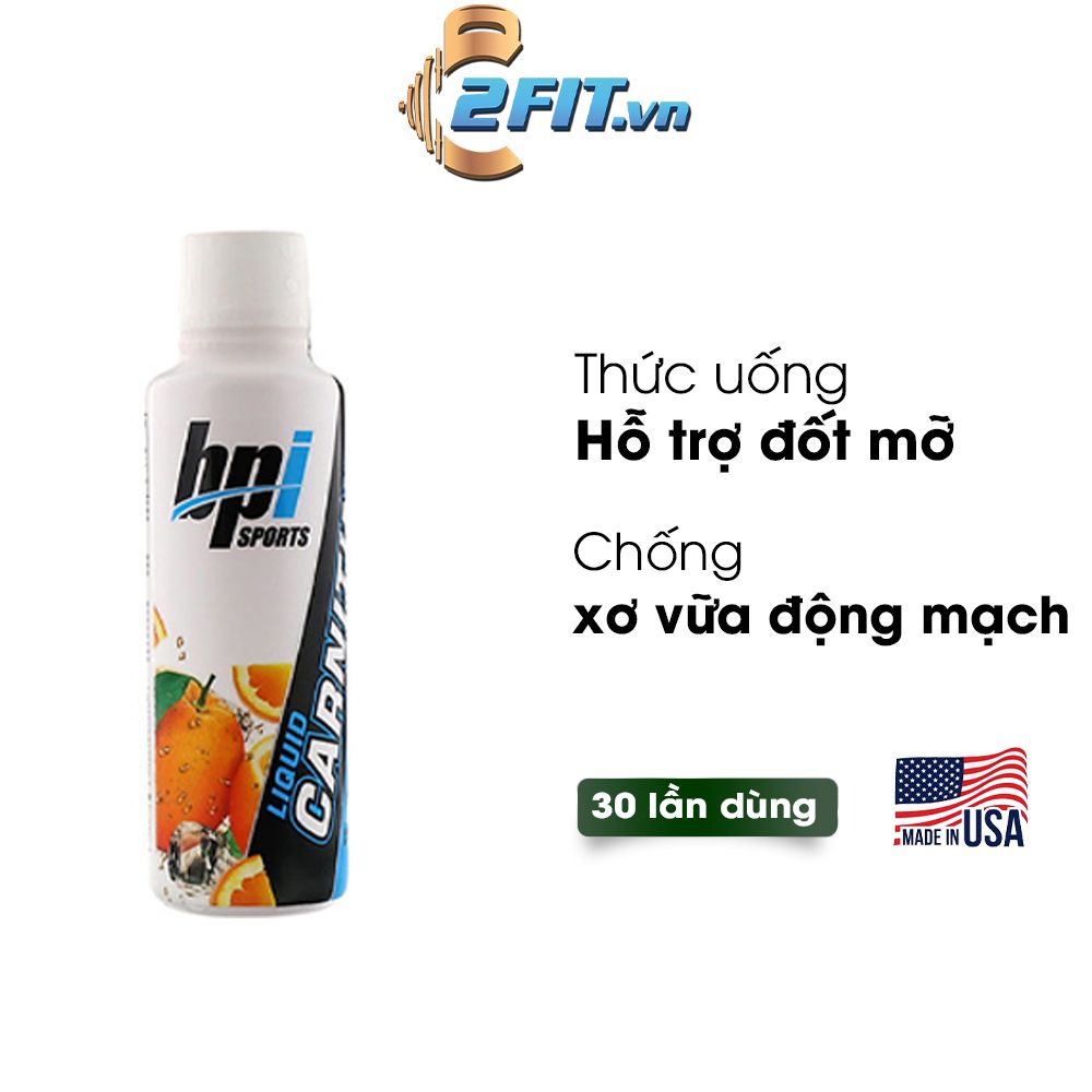 BPI LIQUID Carnitine 30 Lần Dùng