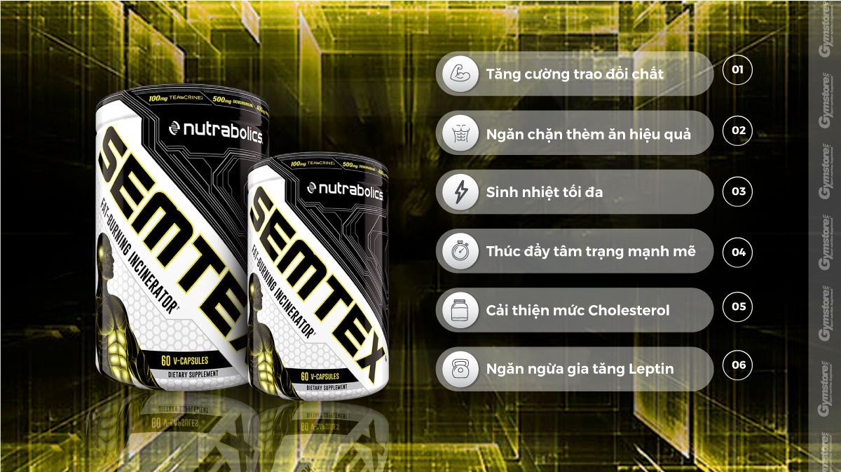 Nutrabolics Semtex Fat Burning 90 Viên