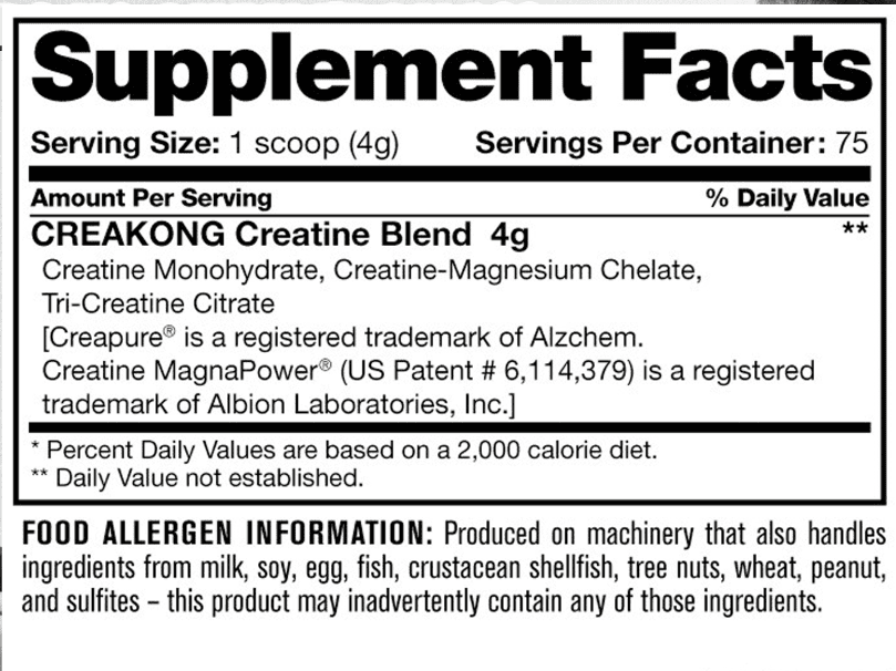 Mutant CREATINE KONG 300g