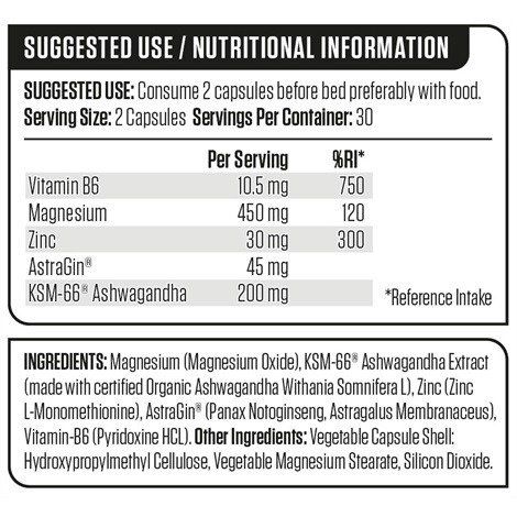 Applied Nutrition ZMA PRO 60 Viên