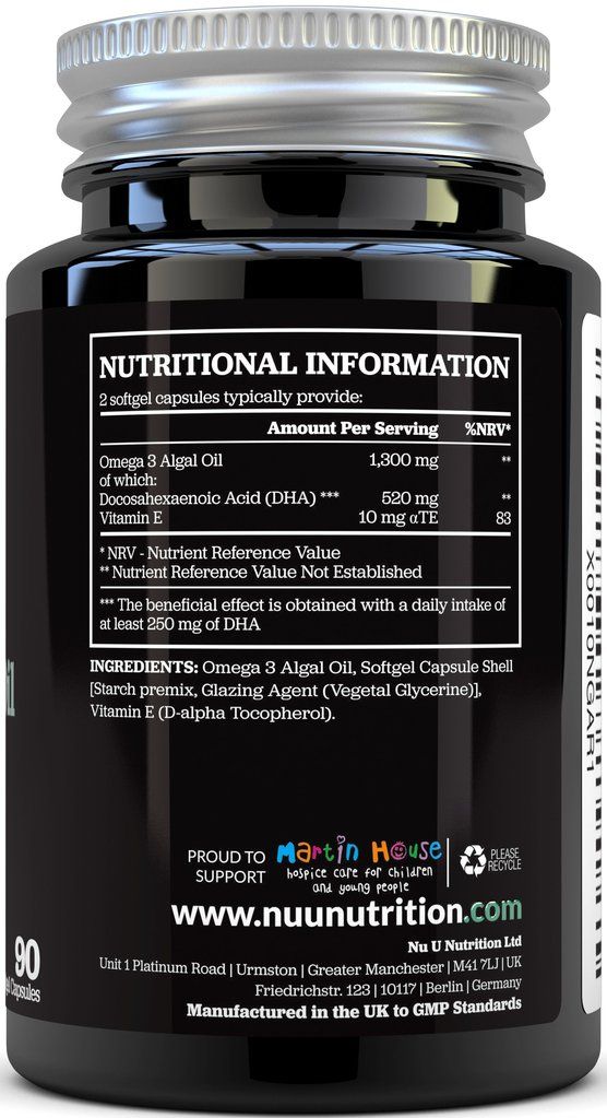 Nu U Nitritrion OMEGA 3 Vegan Oil  90 Viên