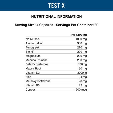 Applied Nutrition TEST X 120 Viên