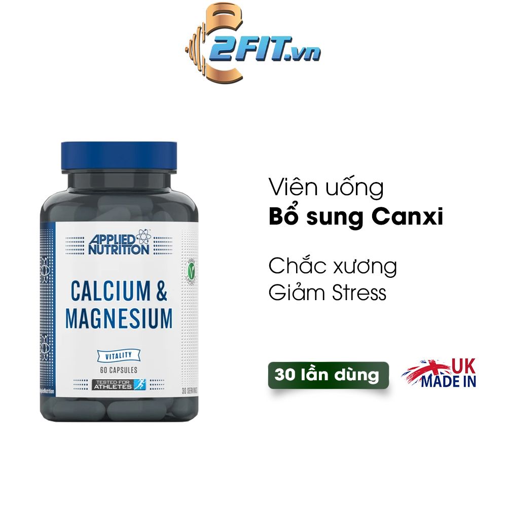 Applied Nutrition Calcium Magnesium 60 Viên