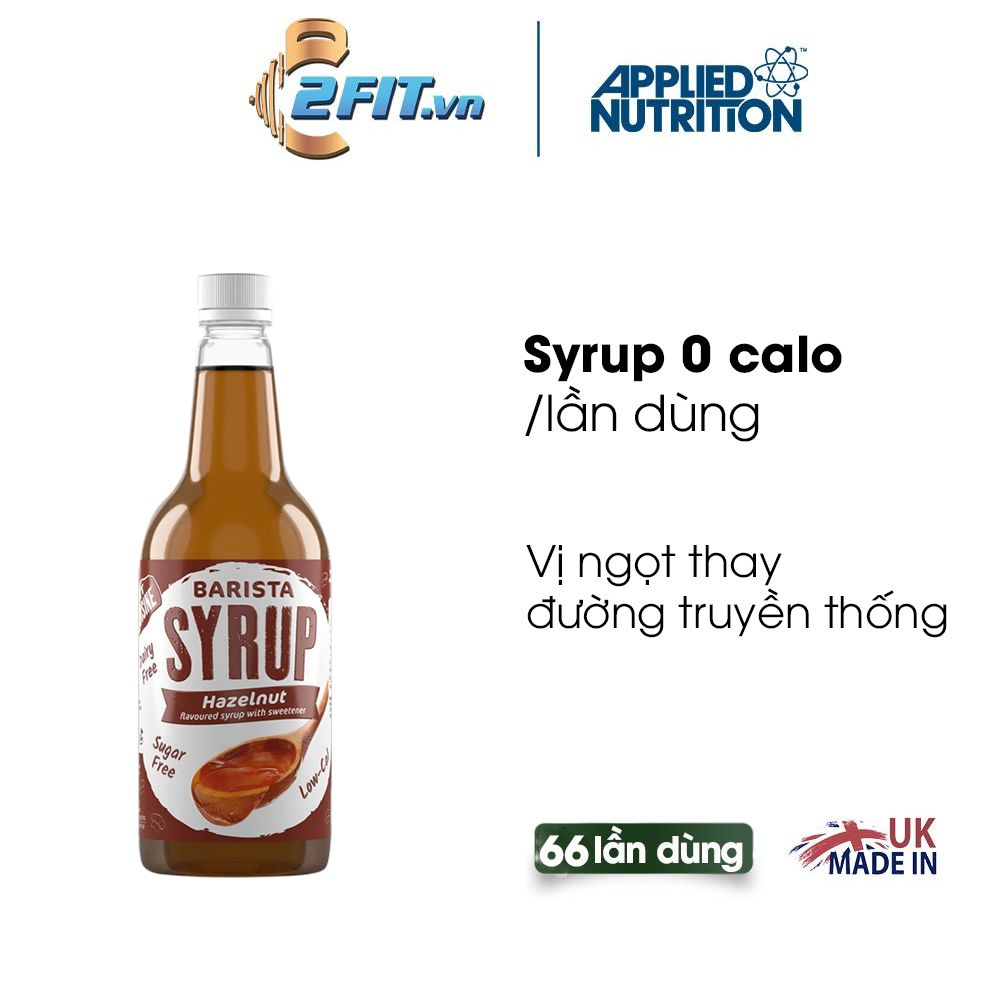 Applied Nutrition Barista Syrup 1L Siro Tạo Ngọt Cho Người Ăn Kiêng