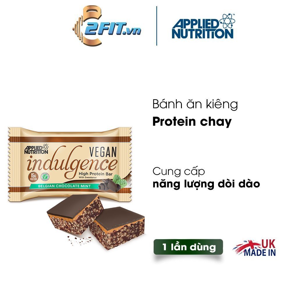 Applied Nutrition Vegan Indulgence bánh protein ăn kiêng