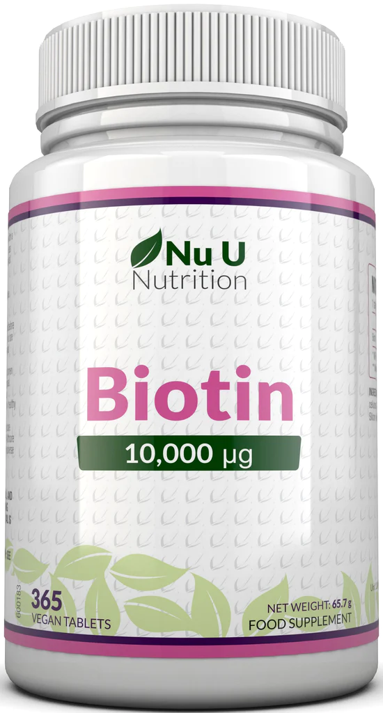 Nu u Nutrition Biotin thuần chay cải thiện tóc móng và da