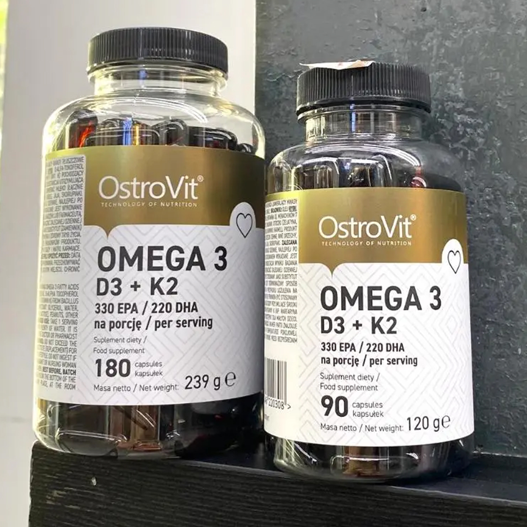 Omega 3 D3 + K2 90 viên Ostrovit