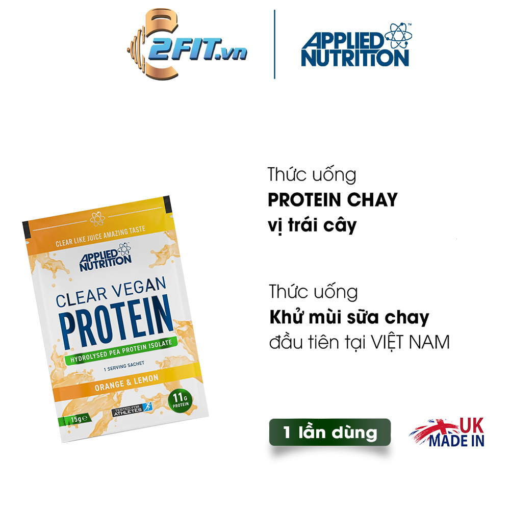 Applied Nutrition Clear Vegan Protein 1 lần dùng