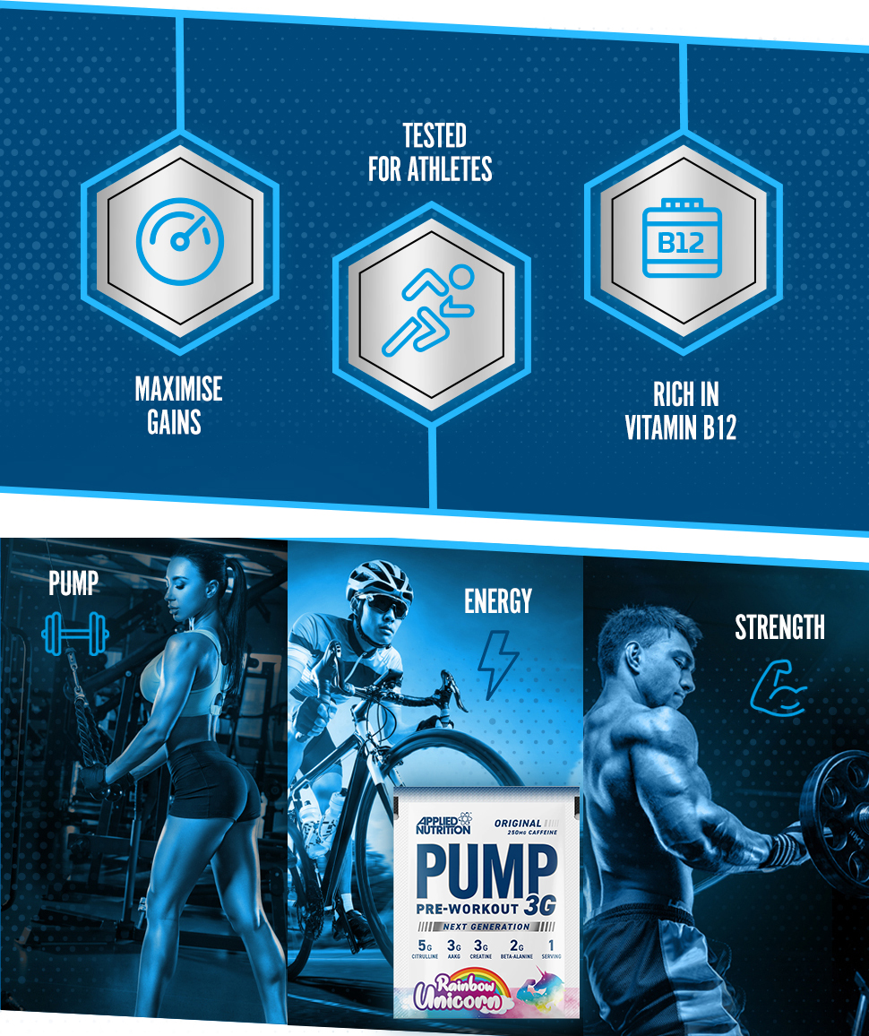 Pump 3G Applied Nutrition Gói 1 Lần Dùng